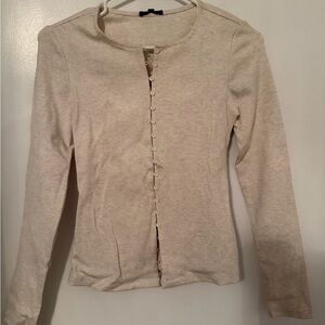 Dynamite Beige Button-Down Shirt